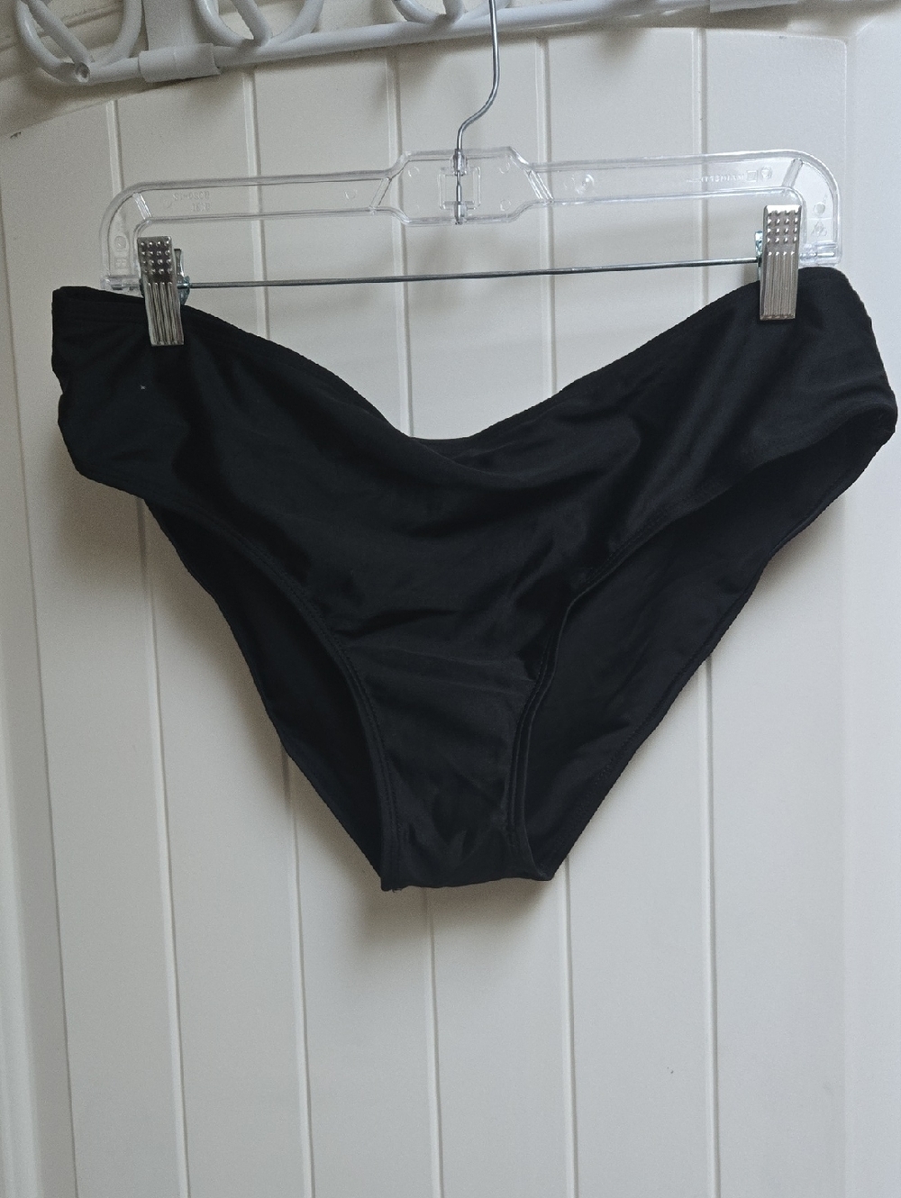 Black Bikini Swimwear Bottom - Classic Brief Plus Size 3XL
